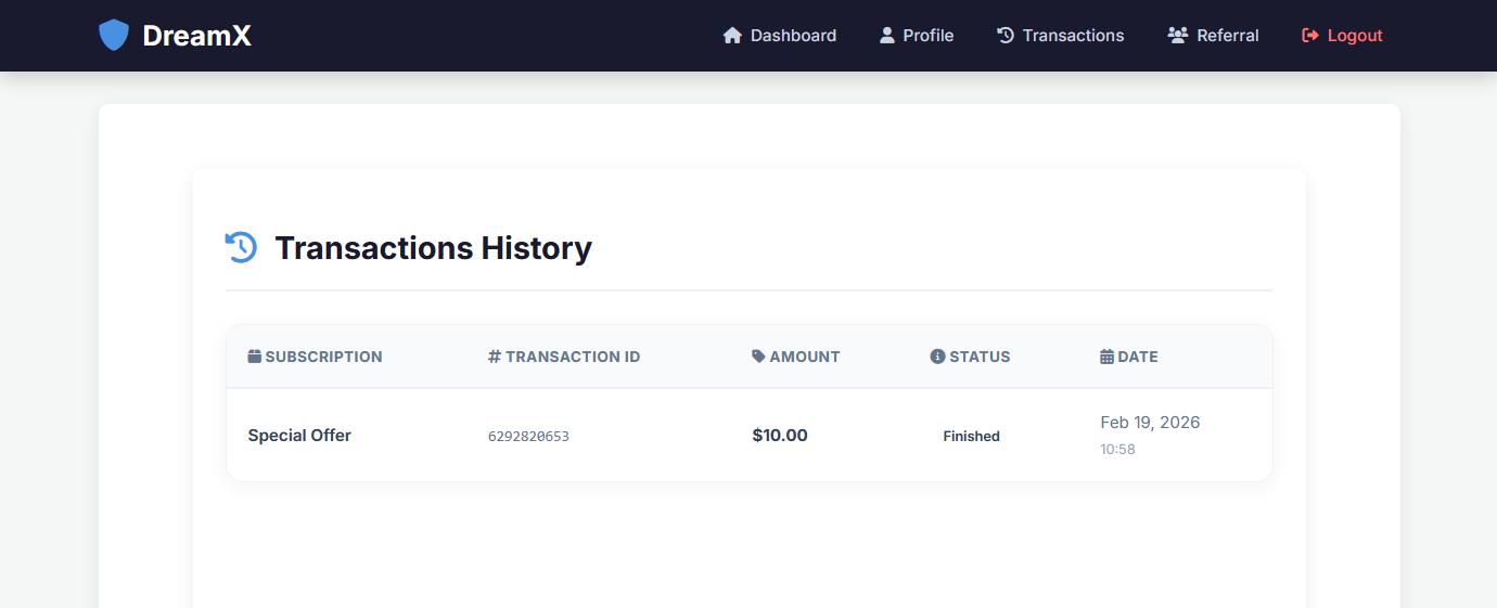History Page